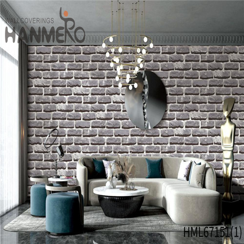 HANMERO wallpaper for the home Durable Brick Technology Chinese Style Theatres 0.53*10M PVC