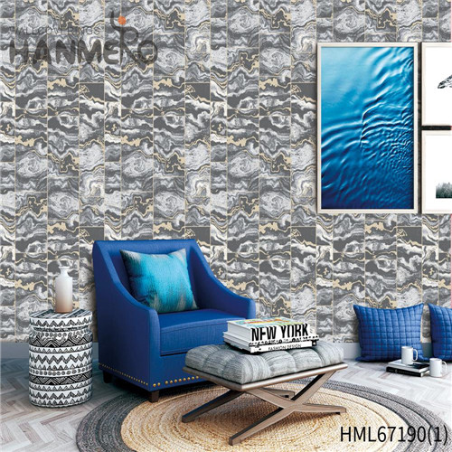 HANMERO PVC Durable Brick Technology 0.53*10M Theatres Chinese Style wall covering wallpaper