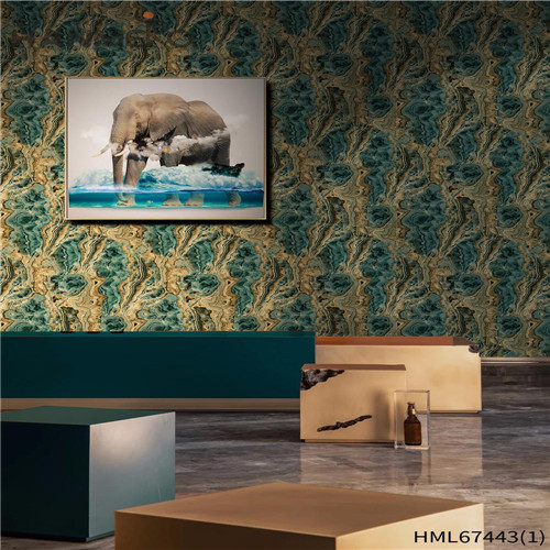 HANMERO PVC wallpaper for your home Geometric Technology Classic Saloon 0.53*10M Strippable