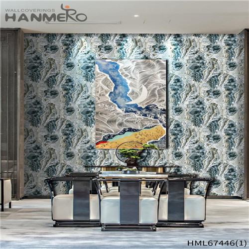 HANMERO PVC Strippable unique wallpaper for home Technology Classic Saloon 0.53*10M Geometric