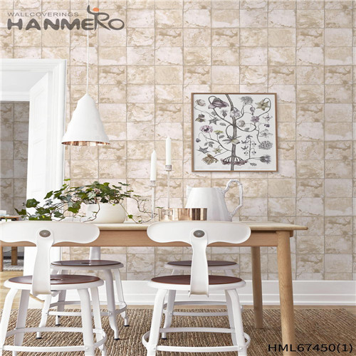 HANMERO PVC Strippable Geometric wallpaper in house Classic Saloon 0.53*10M Technology
