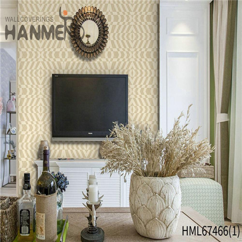 HANMERO PVC Strippable Geometric Technology Classic wallpaper of home 0.53*10M Saloon