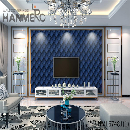 HANMERO PVC Strippable 0.53*10M Technology Classic Saloon Geometric amazing wallpapers for walls