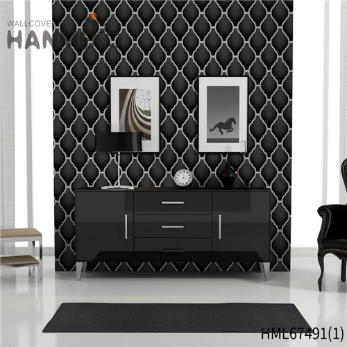 HANMERO PVC Strippable Geometric Technology Classic 0.53*10M Saloon quality wallpaper for home