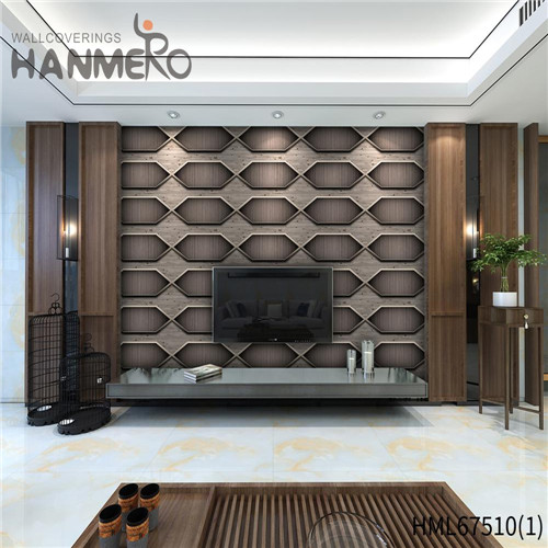 HANMERO Classic Strippable Geometric Technology PVC Saloon 0.53*10M designer wall papers