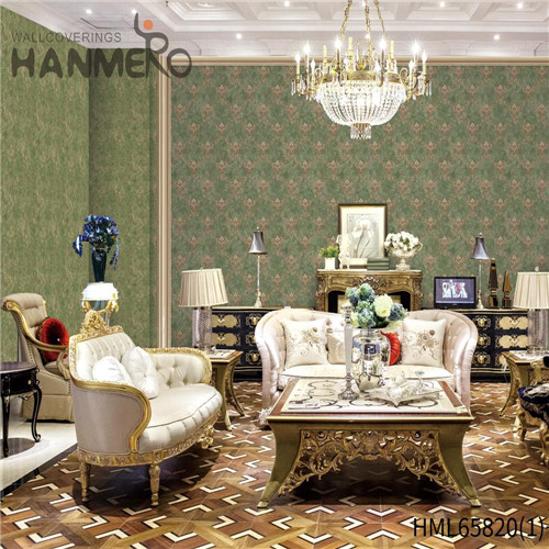 HANMERO PVC 3D Flowers Bronzing Pastoral decorative wall borders 0.53*10M Lounge rooms