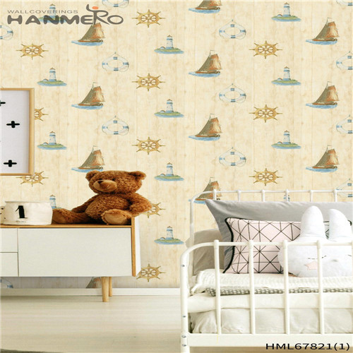 HANMERO 0.53M Affordable Landscape Deep Embossed Chinese Style Household PVC wallpaper design for bedroom