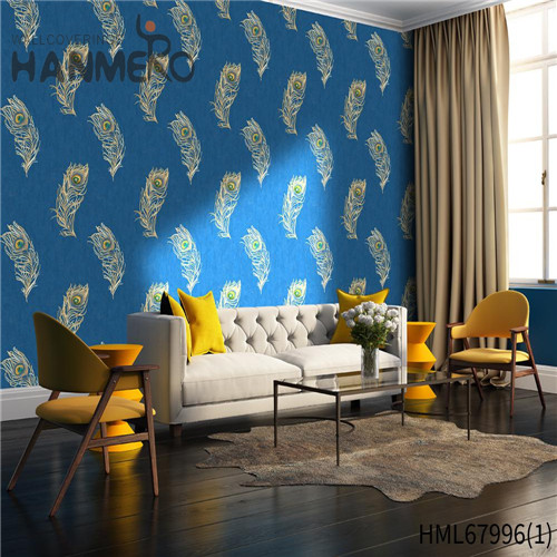 HANMERO Non-woven Living Room Flowers Technology Pastoral Luxury 0.53M contemporary wallpaper for home