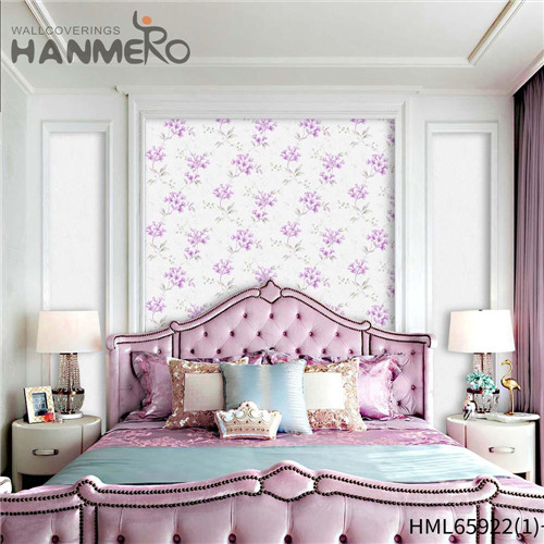 HANMERO PVC Specialized Flowers Deep Embossed 0.53*10M Home Pastoral damask wallpaper for sale