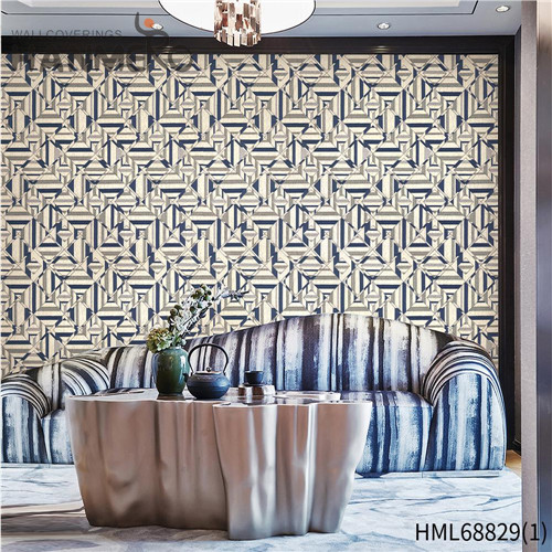 HANMERO PVC Durable Geometric Technology Classic wallpaper of wall 1.06M Restaurants