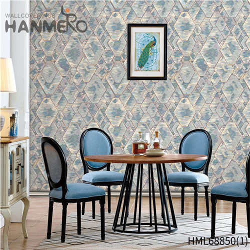 HANMERO PVC Durable Geometric Technology 1.06M Restaurants Classic wallpaper unique designs
