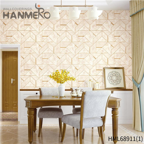 HANMERO PVC Seamless Geometric 1.06*15.6M European Nightclub Technology wallcovering stores