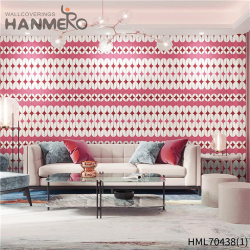 HANMERO Wholesale PVC Flowers House 0.53*10M wall paper store Pastoral Deep Embossed