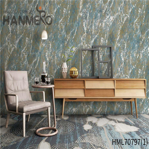 HANMERO PVC Seller Stone Deep Embossed Classic Household 0.53*10M latest wallpaper