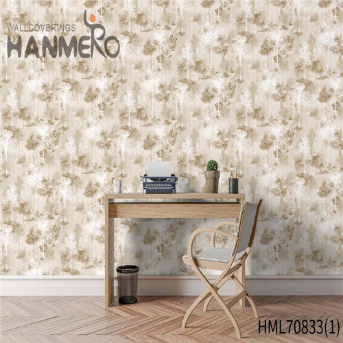 HANMERO Household Seller Stone Deep Embossed Classic PVC 0.53*10M black modern wallpaper
