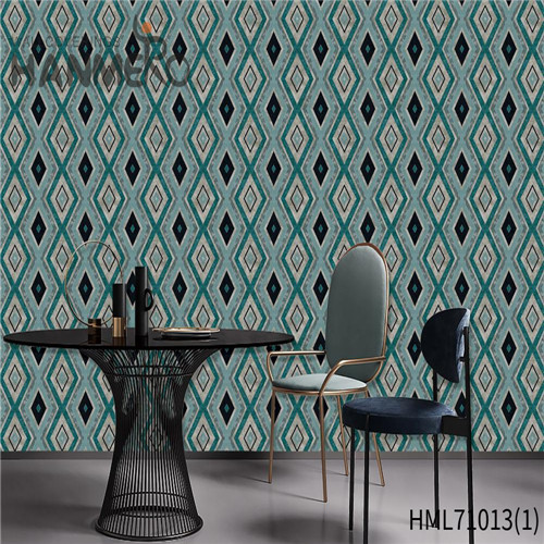 HANMERO PVC 0.53*10M Geometric Deep Embossed European Theatres Fancy wallpaper room decor