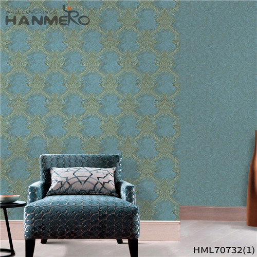 HANMERO PVC Cozy Flowers Technology contemporary wallpaper for home Hallways 0.53*10M Pastoral