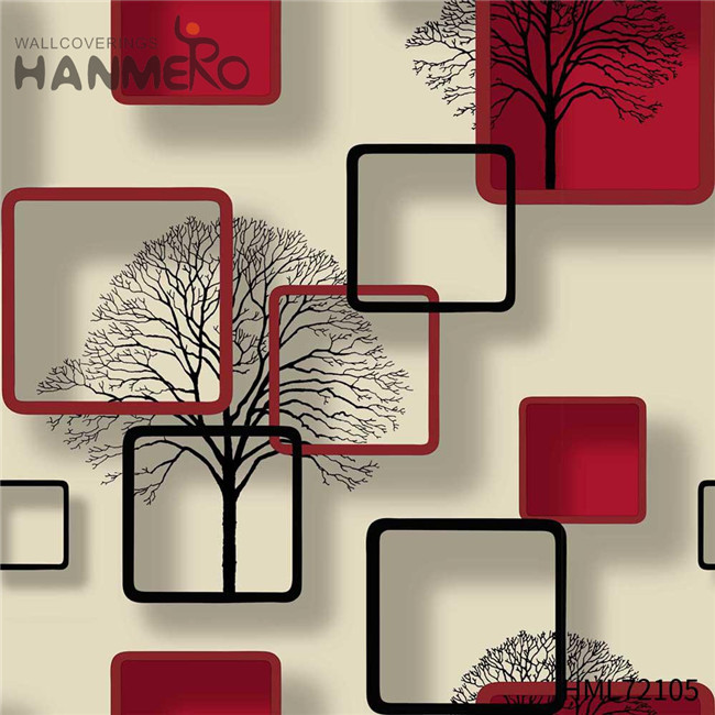 HANMERO European Scrubbable Geometric Technology PVC Kids Room 0.53M designer wallpaper borders