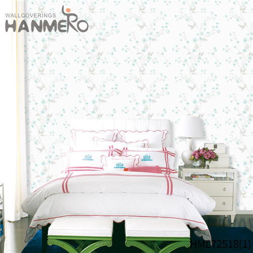 HANMERO PVC Seller Flowers Bronzing images for wallpaper House 0.53*10M European
