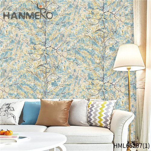 HANMERO Bronzing Decoration Flowers PVC Pastoral Hallways 0.53*10M wallpaper border samples