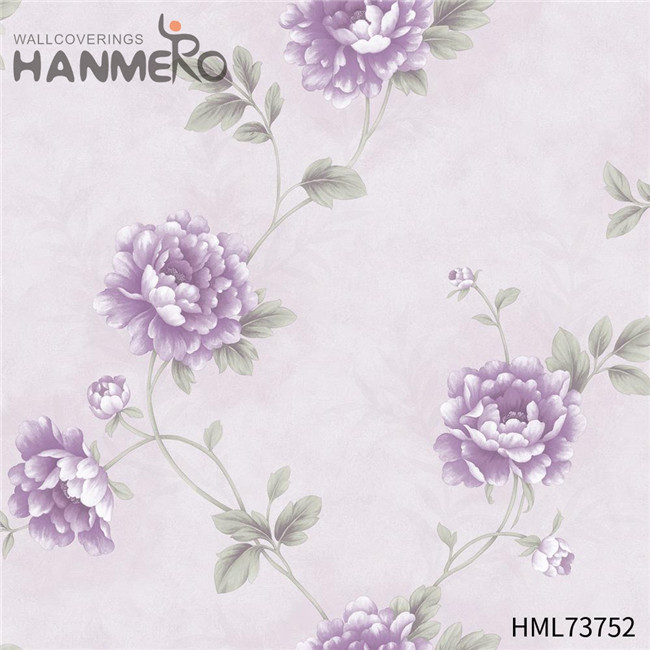 HANMERO Strippable 0.53M design house wallpaper Deep Embossed Pastoral Restaurants PVC Landscape