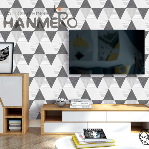 HANMERO Non-woven Unique Geometric Technology Modern 0.53M Nightclub home wallpaper decor