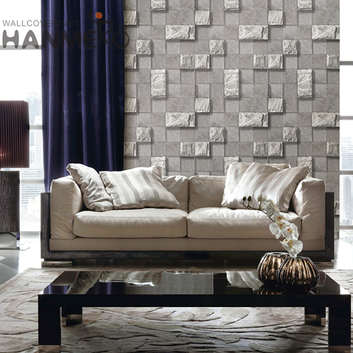 HANMERO 0.53M Fancy Geometric Technology Classic Household PVC decorative wallpapers for walls