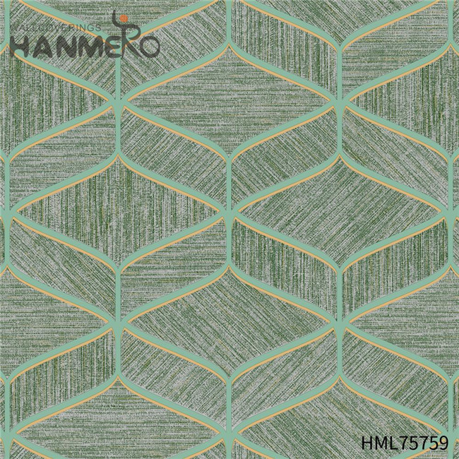 HANMERO PVC Imaginative Geometric vinyl wallpaper Pastoral Kitchen 0.53*10M Technology