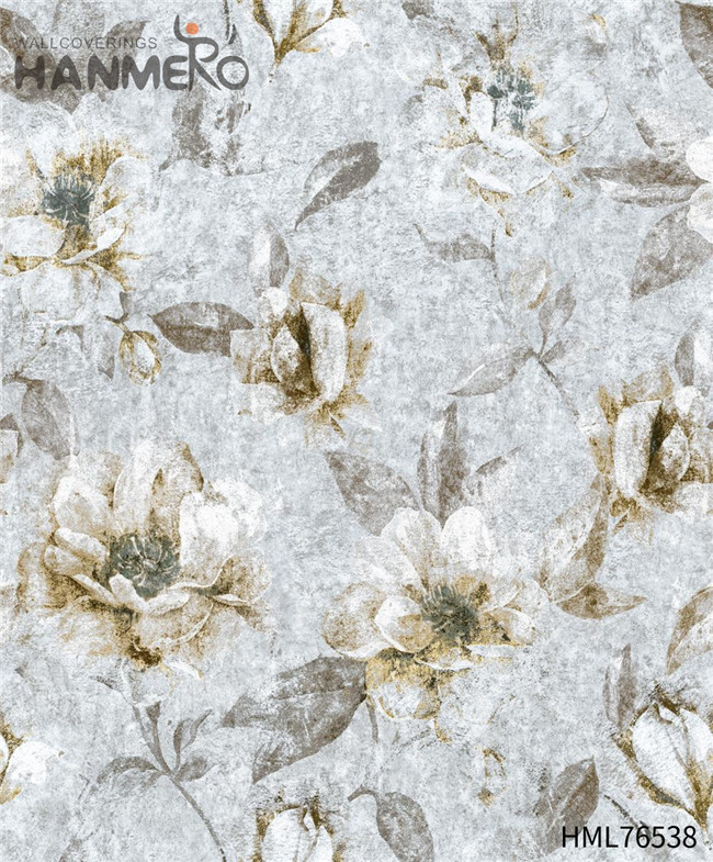 HANMERO Unique Classic Lounge rooms 0.53*10M designs of wallpapers for bedrooms Stone Bronzing PVC