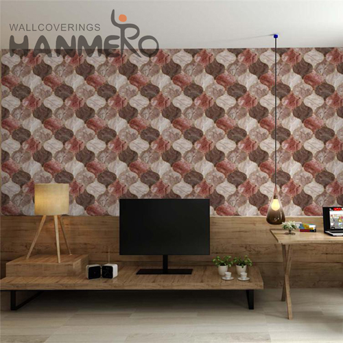 HANMERO Photo studio Nature Sense Brick Deep Embossed Modern PVC 0.53*9.2M wallpaper house design