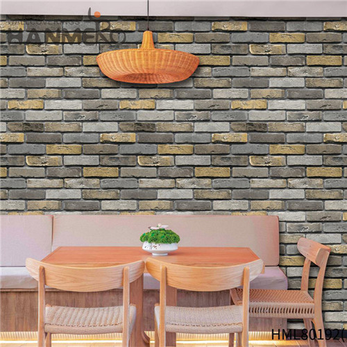 HANMERO Photo studio Simple Brick Technology Pastoral PVC 0.53M room wallpaper online