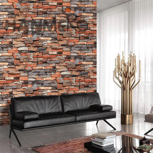 HANMERO PVC wall covering paper Brick Bronzing Chinese Style Lounge rooms 0.53M Fancy