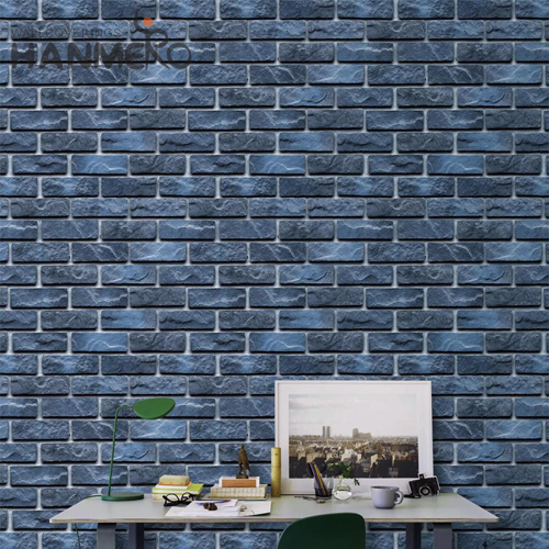 HANMERO PVC Fancy Brick Bronzing home decor with wallpaper Lounge rooms 0.53M Chinese Style