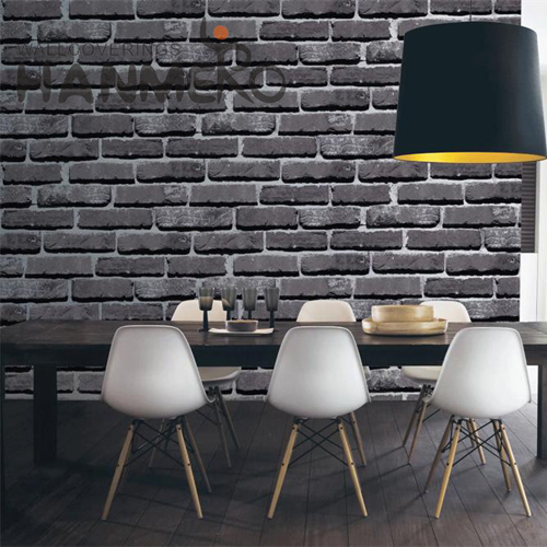 HANMERO PVC Fancy Brick Bronzing Chinese Style wallpaper direct 0.53M Lounge rooms