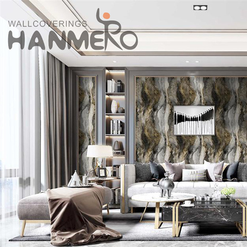HANMERO PVC Nature Sense wallpaper online store Flocking Classic Hallways 0.53*10M Geometric
