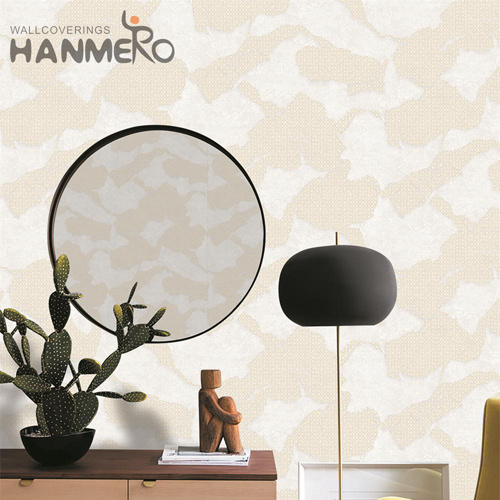HANMERO PVC Nature Sense Geometric 0.53*10M Classic Hallways Flocking best wallpaper home decor