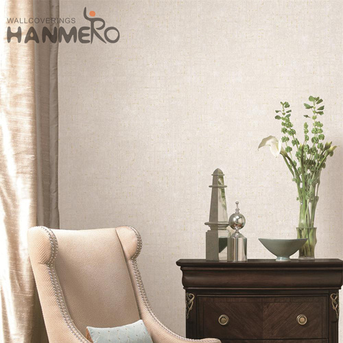 HANMERO PVC Nature Sense Geometric Flocking 0.53*10M Hallways Classic wallpapers for designers