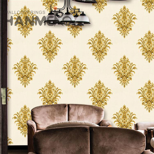 HANMERO PVC Imaginative Flowers Deep Embossed European room wallpaper design 0.53*9.5M Lounge rooms