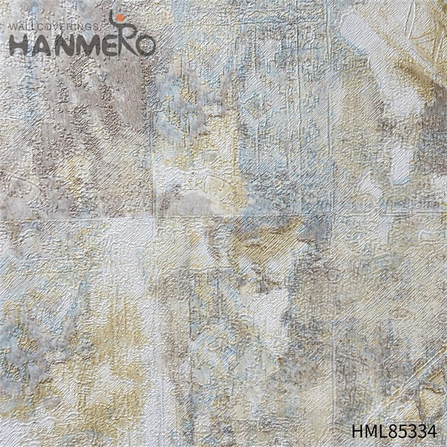HANMERO PVC Cheap Embossing Landscape Modern Children Room 1.06*15.6M wallpaper for walls for sale