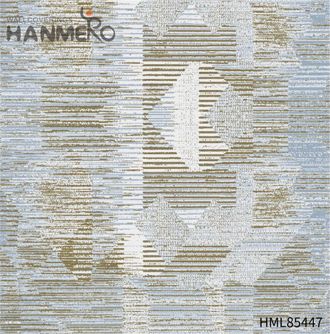 HANMERO 0.53*10M Wholesale Landscape Embossing European Bed Room PVC wallpaper designs for walls