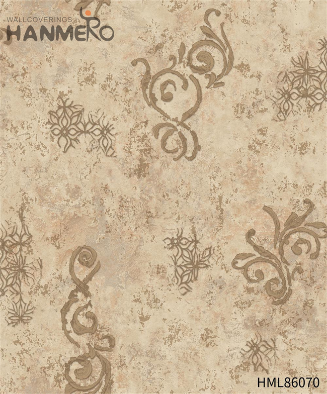 HANMERO PVC Cheap Pastoral Embossing Landscape Photo studio 0.53*10M wallpaper for bathrooms