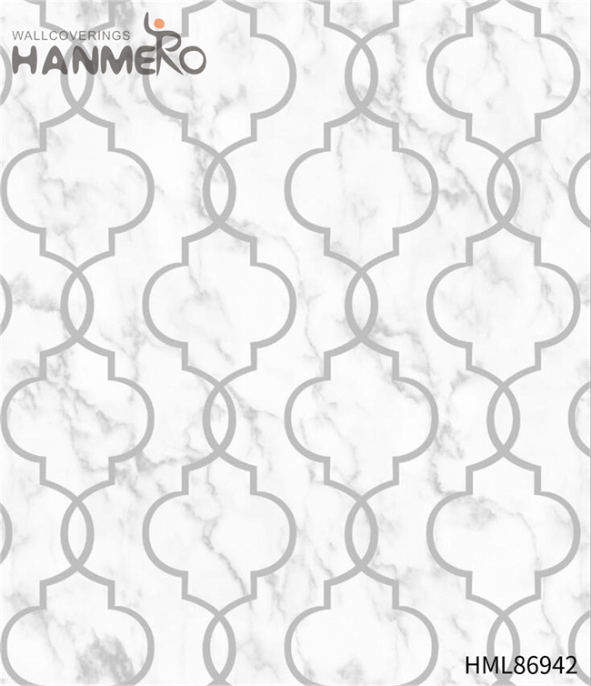 HANMERO wallpaper changer Strippable Geometric Embossing Modern Restaurants 0.53*10M PVC