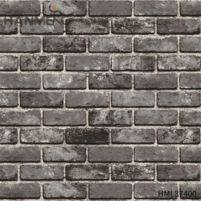 HANMERO PVC Exported Embossing Brick Chinese Style Sofa background 0.53*9.2M wallpaper for homes decorating