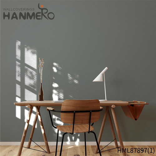 HANMERO PVC Simple Solid Color home interior wallpaper Modern Bed Room 0.53*10M Embossing