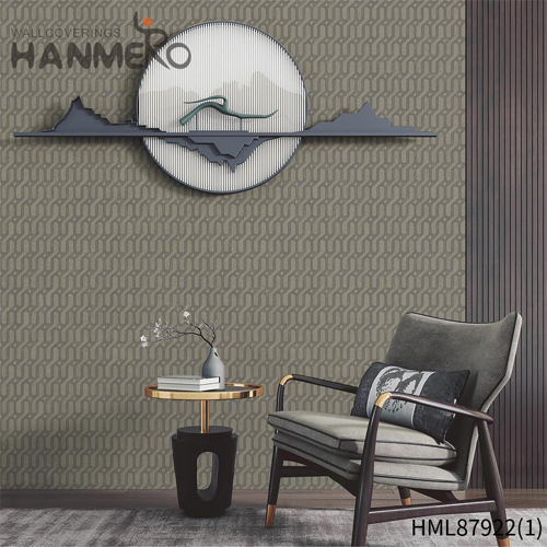 HANMERO PVC Simple Solid Color Embossing Modern Bed Room designer wallpapers for bedrooms 0.53*10M