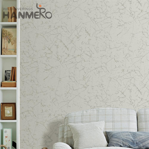 HANMERO 0.53*10M Best Selling Geometric Embossing Modern Children Room PVC cover wallpaper