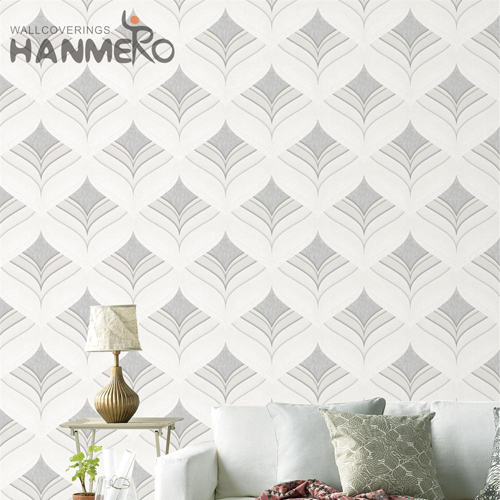 HANMERO PVC Best Selling 0.53*10M Embossing Modern Children Room Geometric wall decoration with paper