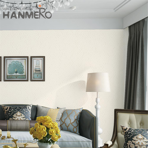 HANMERO PVC Best Selling Children Room Embossing Modern Geometric 0.53*10M wallpaper design room