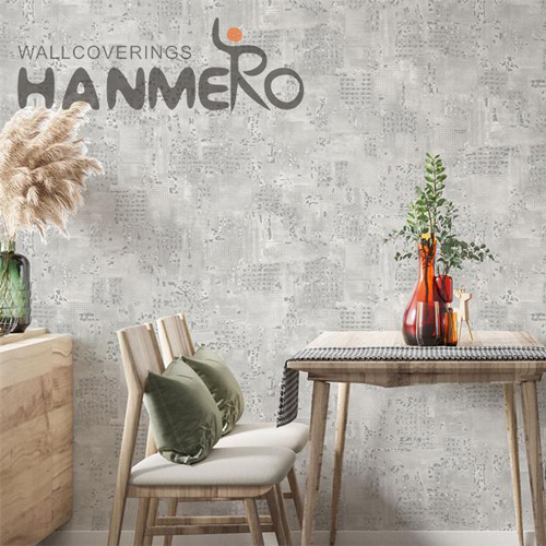 HANMERO PVC Exporter Geometric Embossing walls wallpaper bedroom Church 1.06M Modern