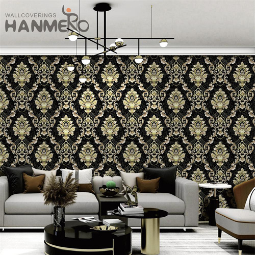 HANMERO PVC Nature Sense Geometric Embossing Modern Hallways 1.06*15.6M bedroom wallpaper ideas